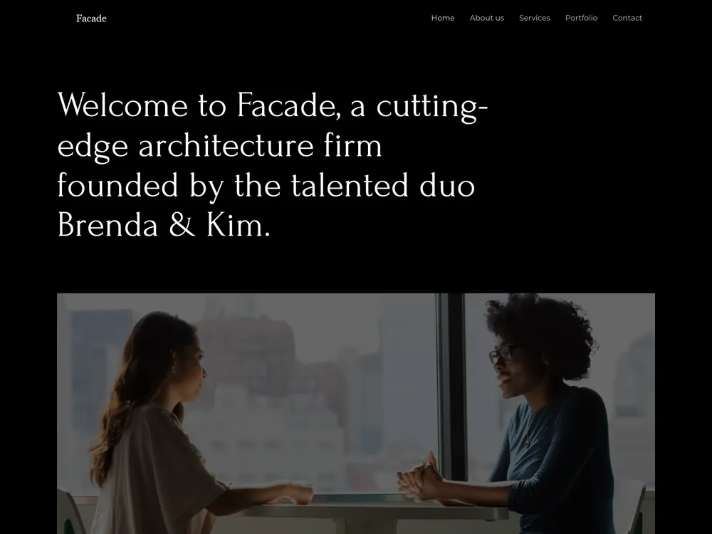 FACADE template preview