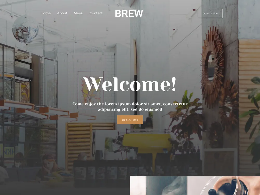 BREW live preview screenshot