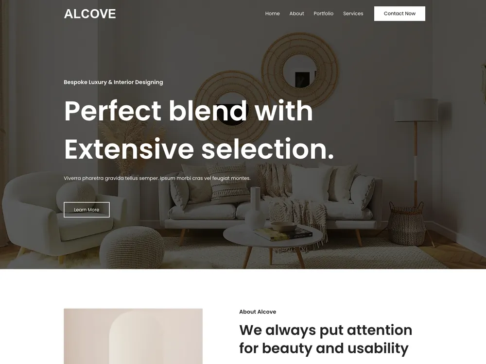 ALCOVE live preview screenshot