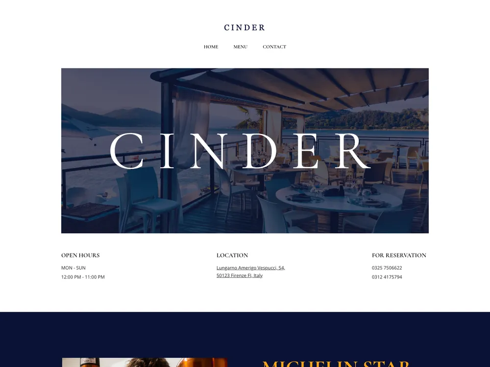 CINDER live preview screenshot