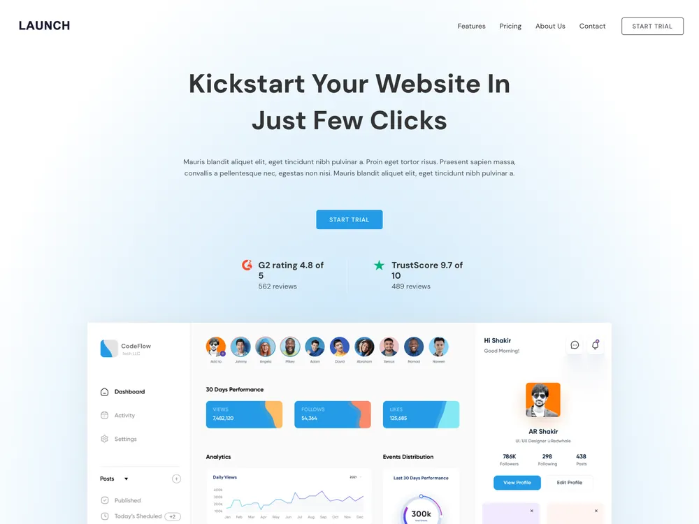 LAUNCH live preview screenshot